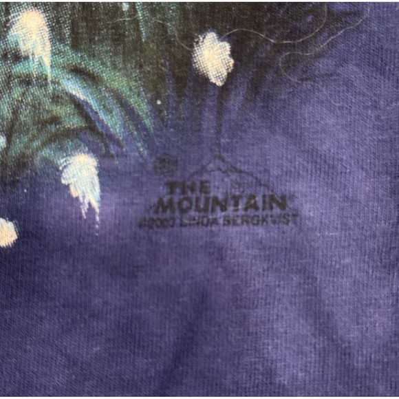 Vintage Y2K The Mountain Purple Tie Dye Moonlight Night Fairy T Shirt Men's M - Picture 4 of 8